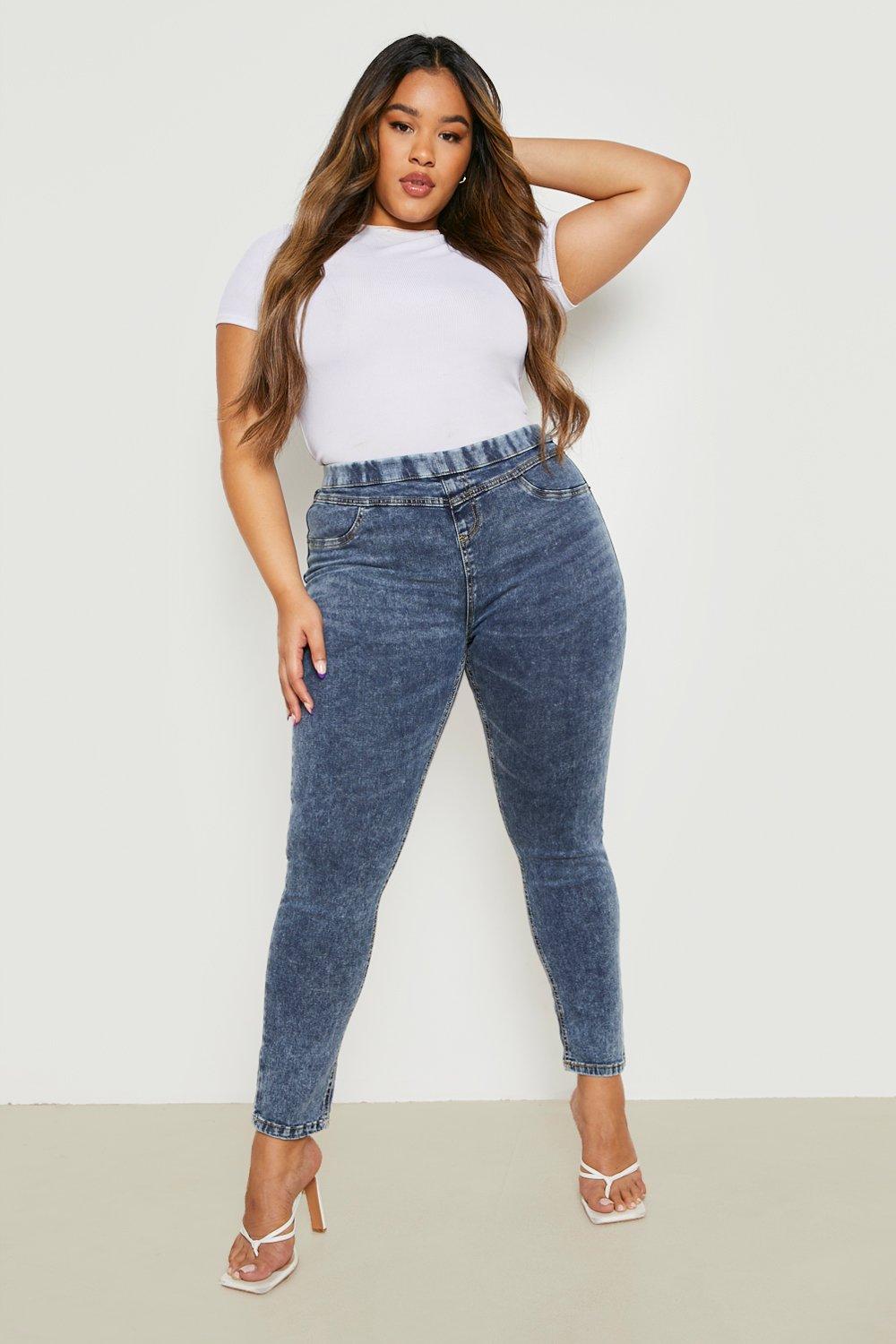 Plus size best sale high rise jeggings